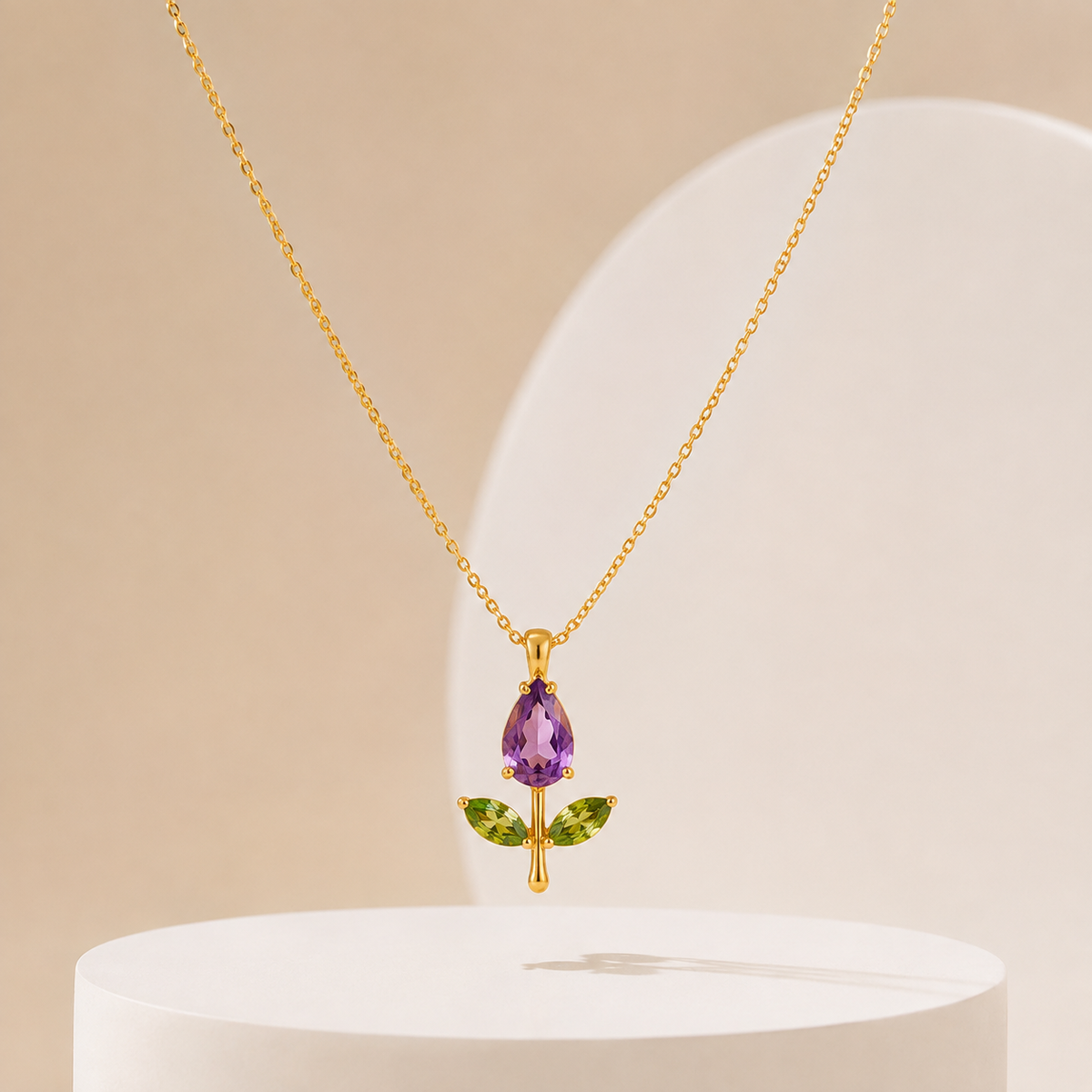 Violet Grace Necklace