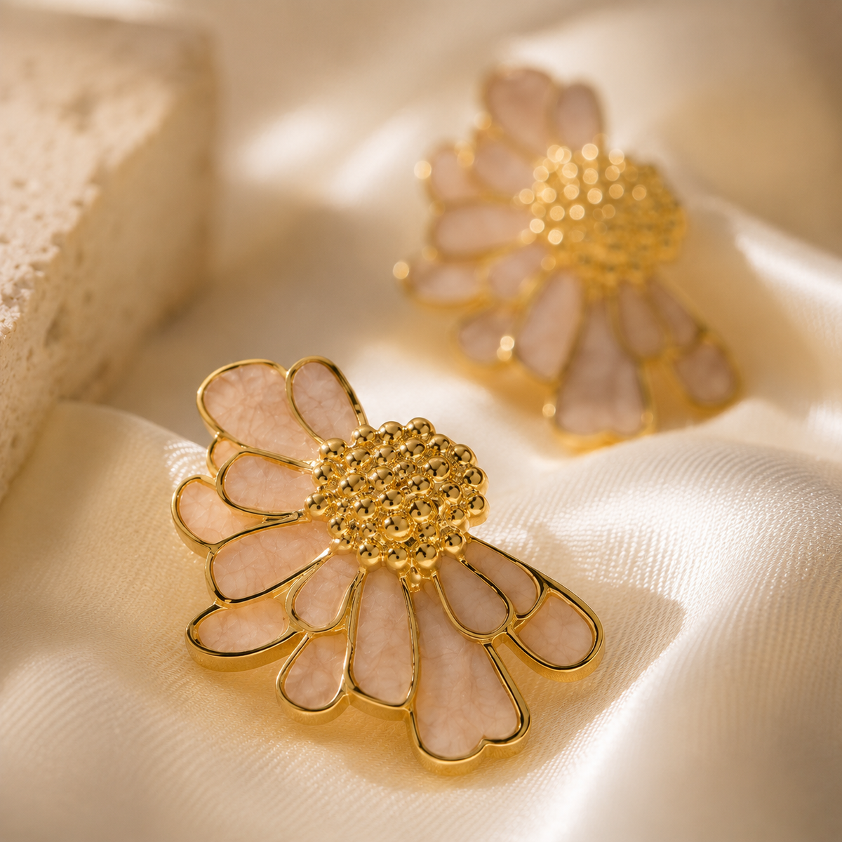 Blush Blossom Earrings