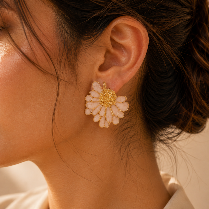 Blush Blossom Earrings