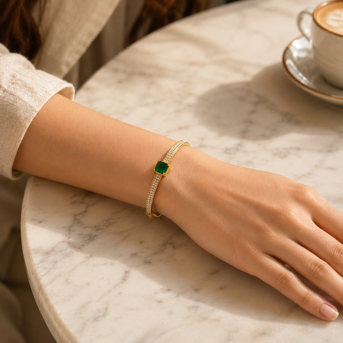 Emerald Royale Bangle
