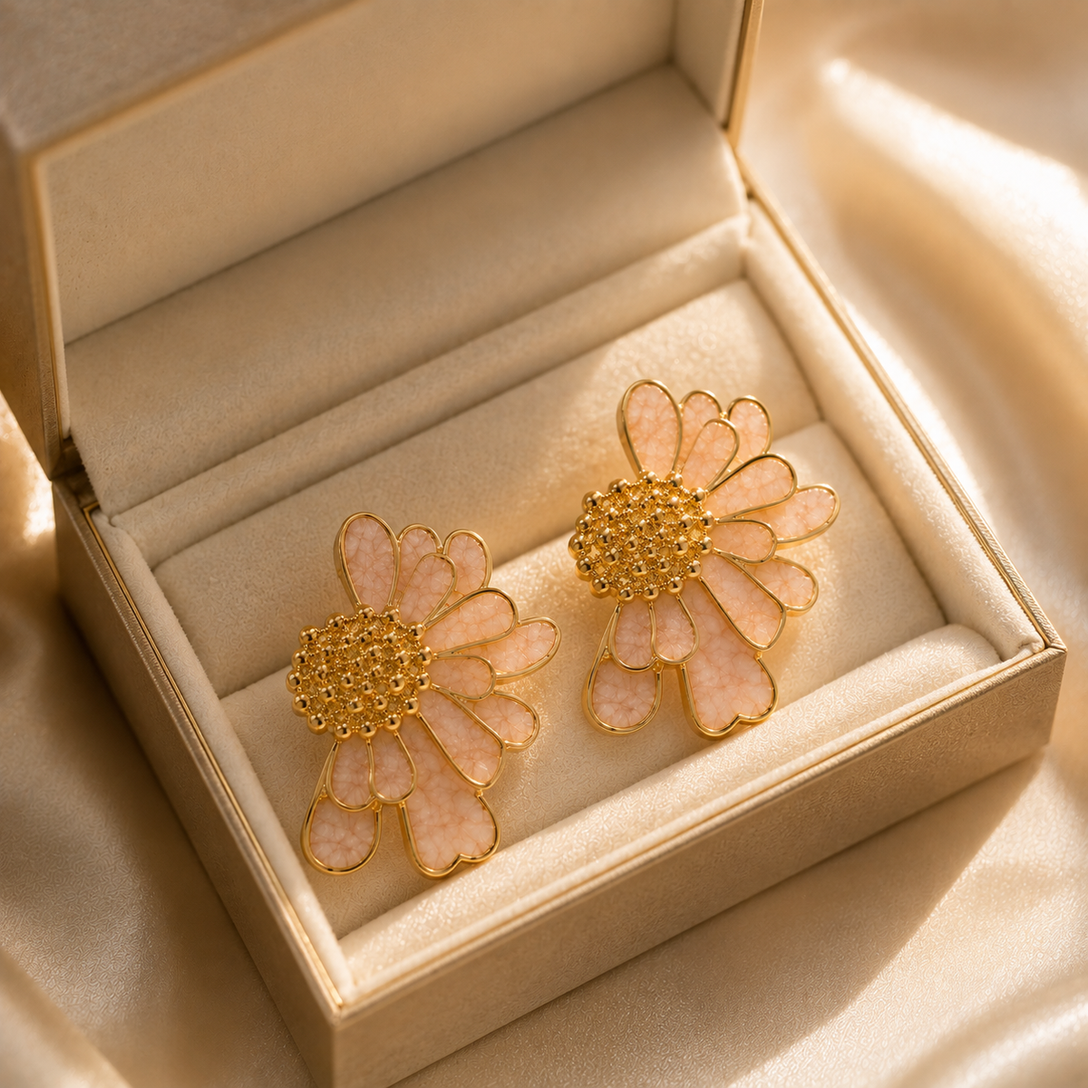Blush Blossom Earrings