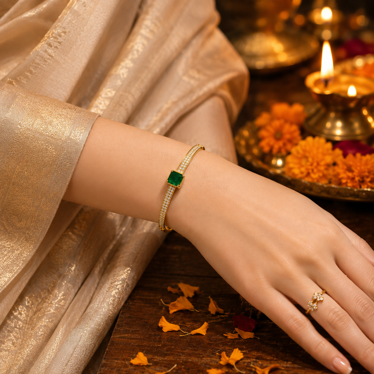 Emerald Royale Bangle