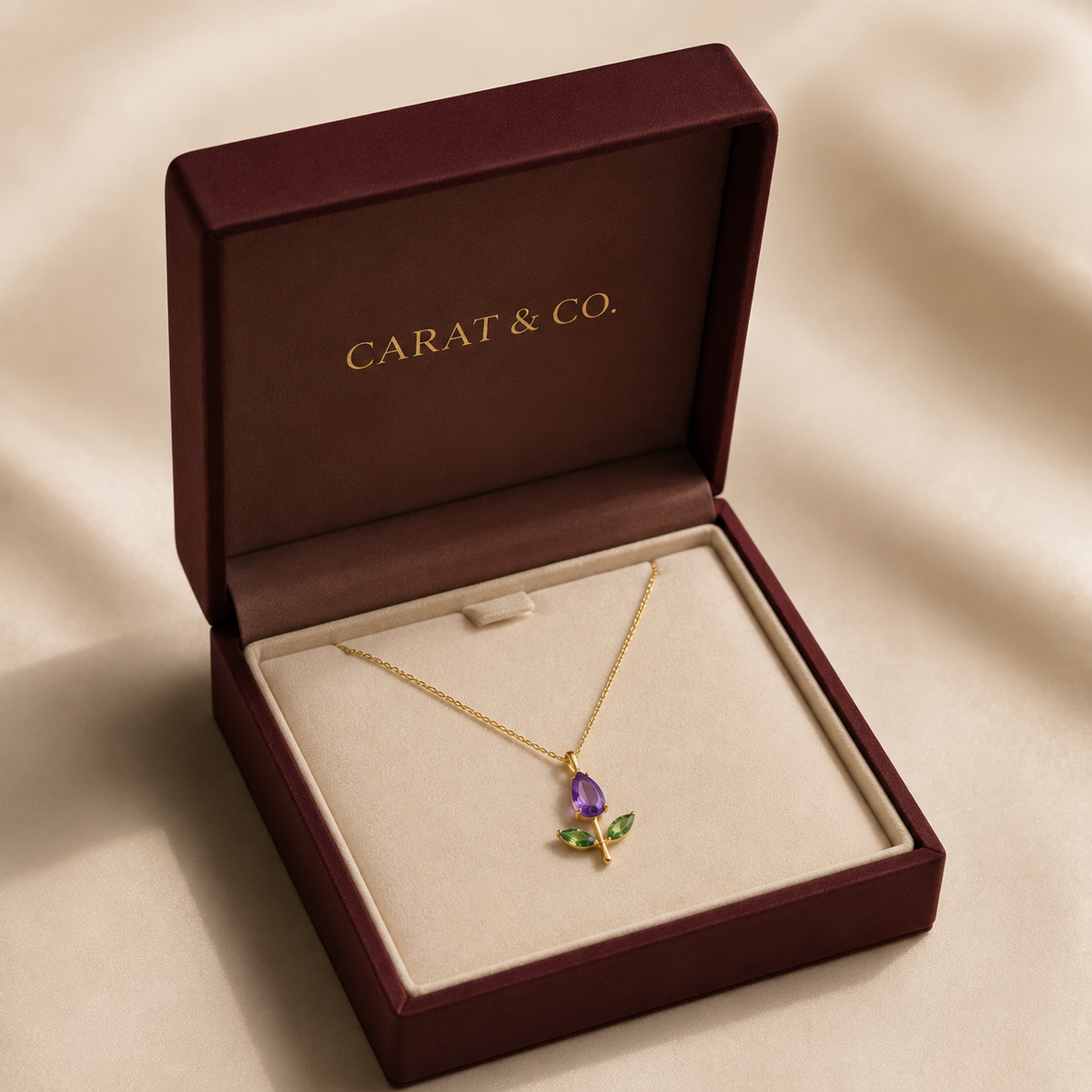 Violet Grace Necklace