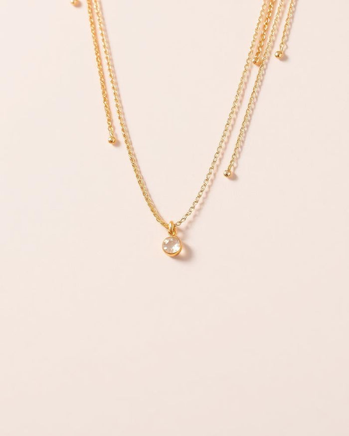 Solene Solitaire Necklace